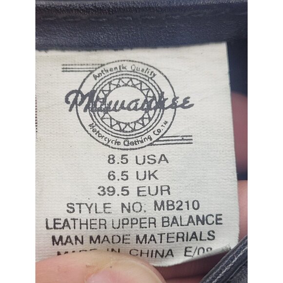 Milwaukee Motorcycle Clothing Women's Harness Motorcycle Boot - MB210 size 8.5 - Picture 11 of 13